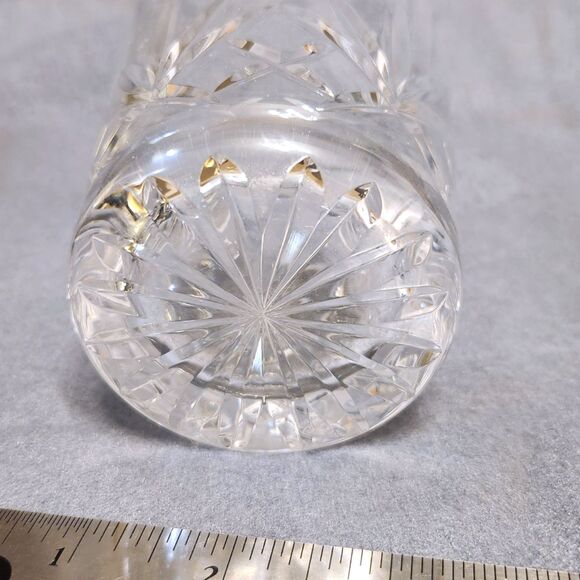 Vintage Crystal Cut Whiskey Tumbler Glass Caesar’s Palace Etched Head Logo Rare - Picture 5 of 8